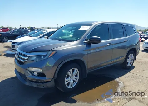 2017 Honda Pilot Lx из США, поврежденный, VIN 5FNYF5H10HB003053